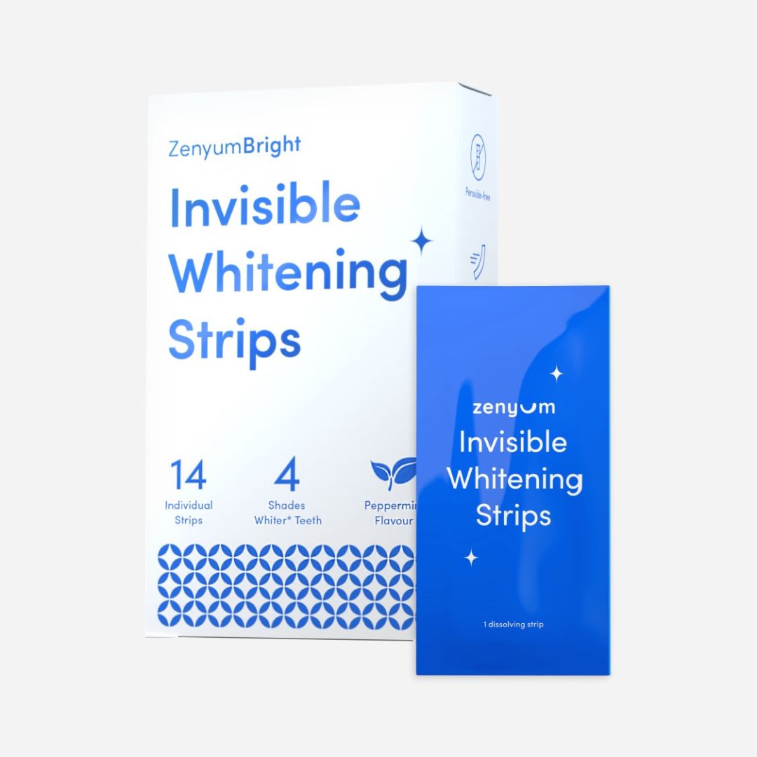 ZenyumBright™ 高效亮白 · 低敏水溶牙貼 14 片裝