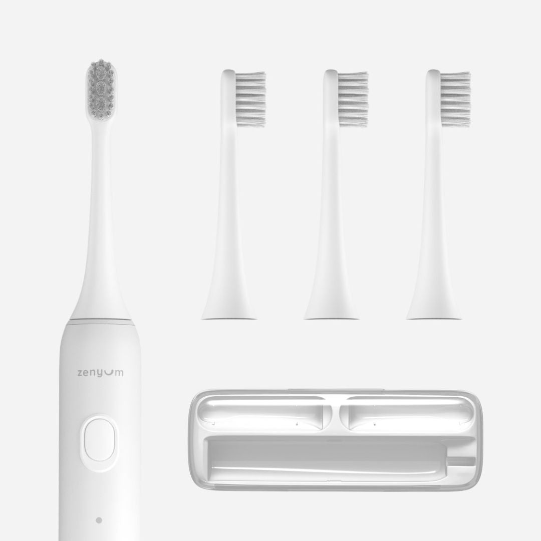 ZenyumSonic™ Go 聲波震動牙刷 +刷頭3件裝 + 旅行盒
