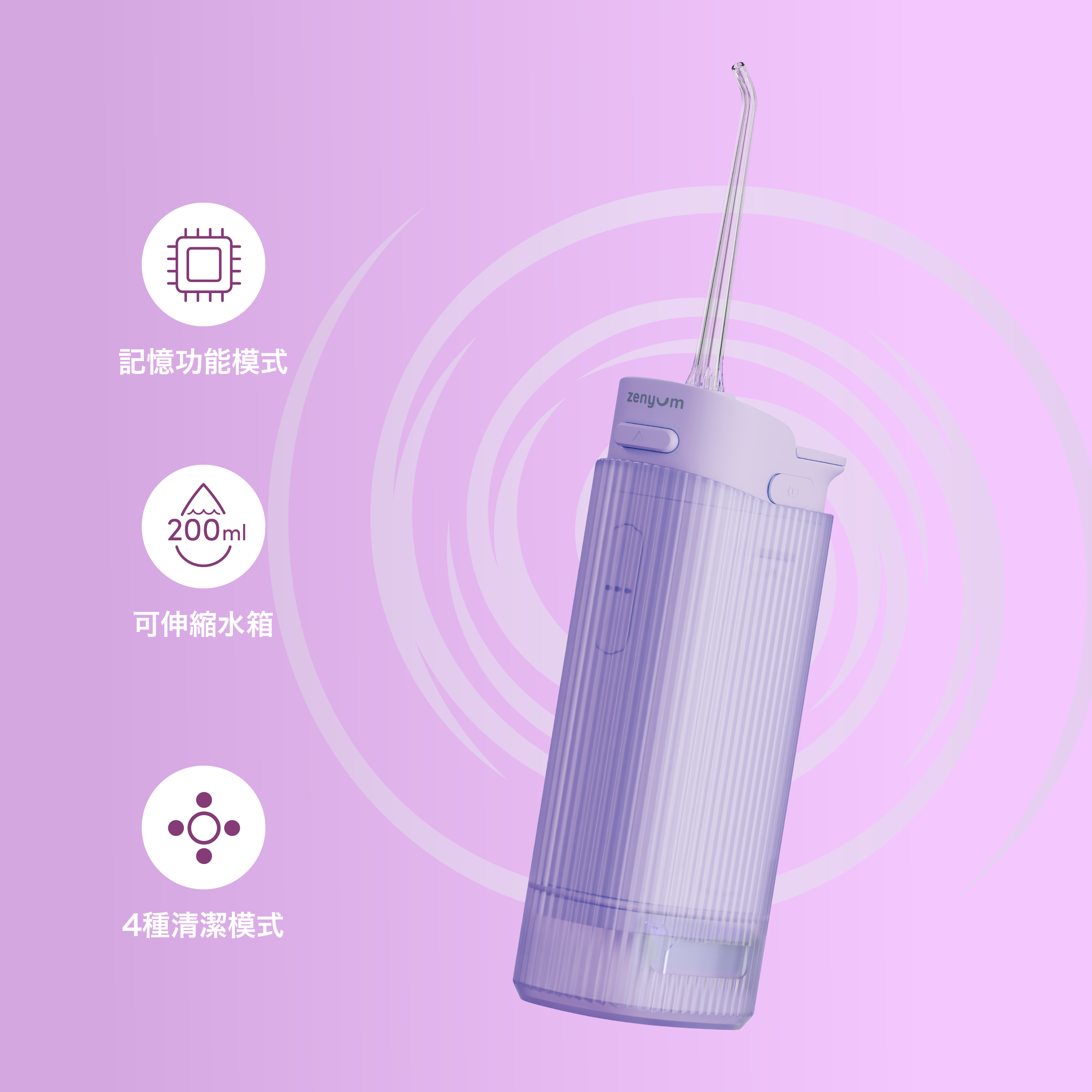 Waterflosser Pro | Floss stick | 2-in-1 dental floss | HK Zenyum ...
