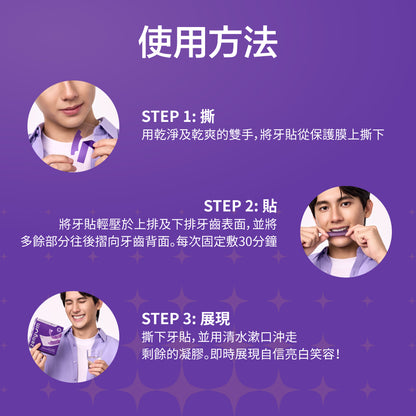 ZenyumBright™ 校色亮白牙貼