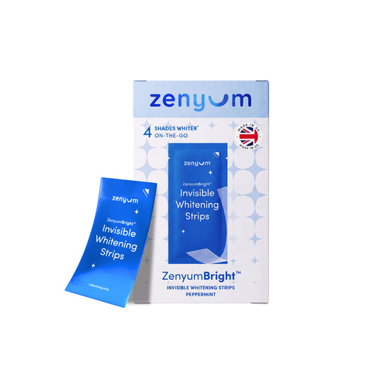 ZenyumBright™ 高效亮白 · 低敏水溶牙貼 14 片裝