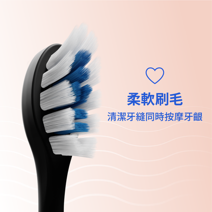ZenyumSonic™ 溫和潔淨刷頭 4件裝
