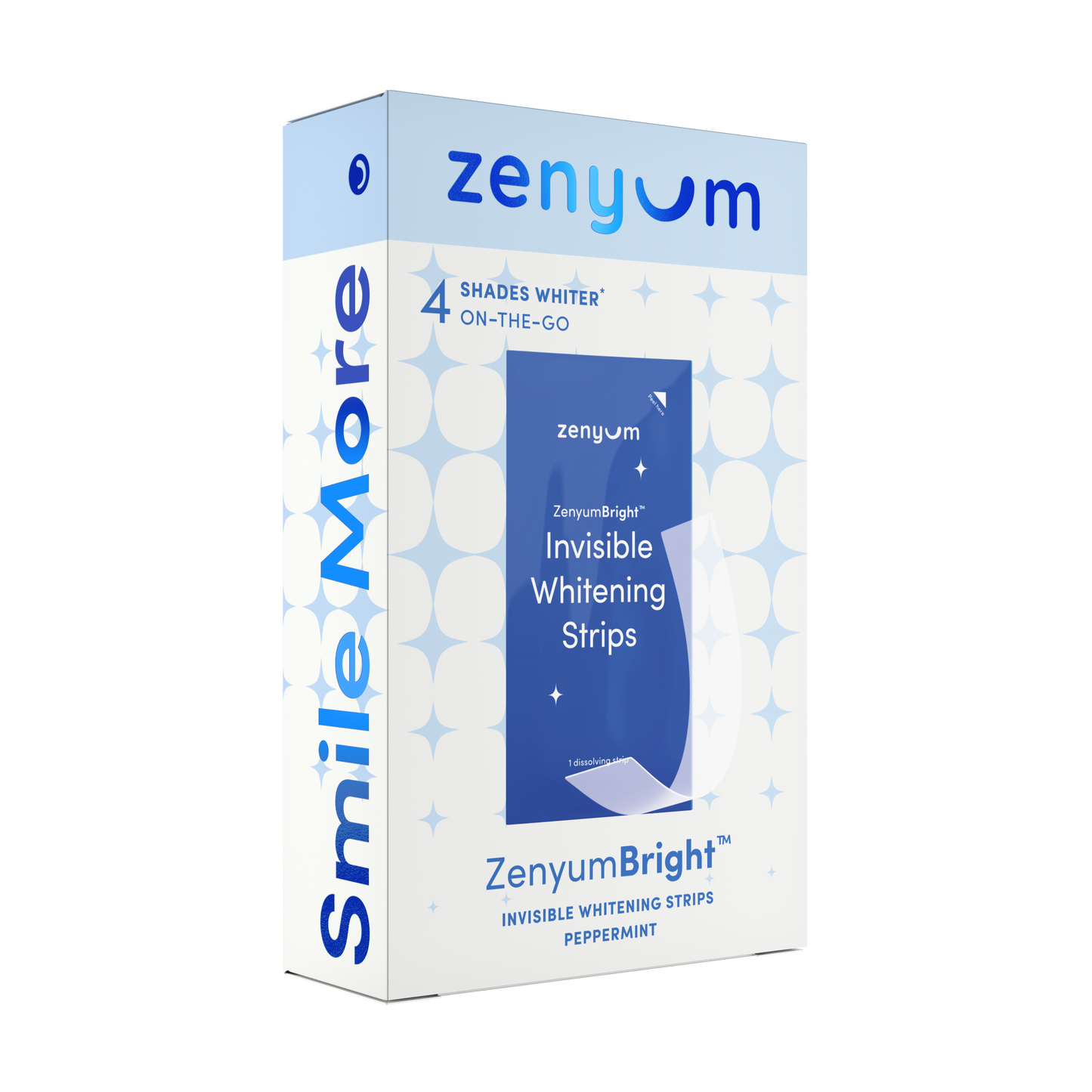 ZenyumBright™ 高效亮白 · 低敏水溶牙貼 14 片裝