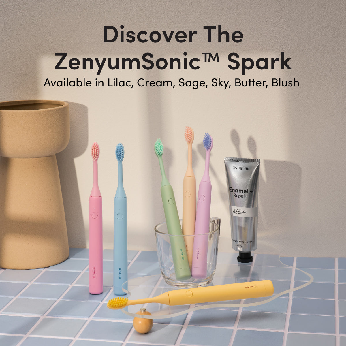 Zenyum Sonic™ Spark Sonic Toothbrush Replacement Heads, 2-Pack