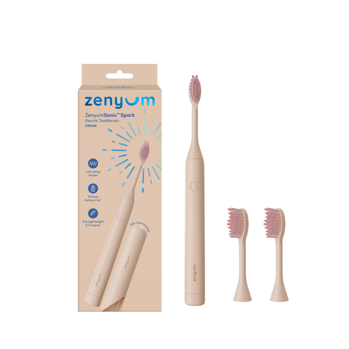 ZenyumSonic™ Spark 基礎護齒套裝（聲波電動牙刷 + 替換刷頭）